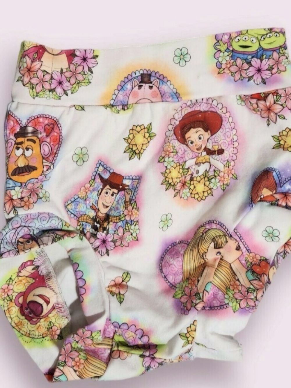 Toy Story Character Floral Print Shorts